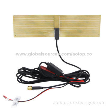 High-quality Car Digital TV Antenna, Supports VHF/UHF, MMCX, MCX, SMA, IEC, F Interface